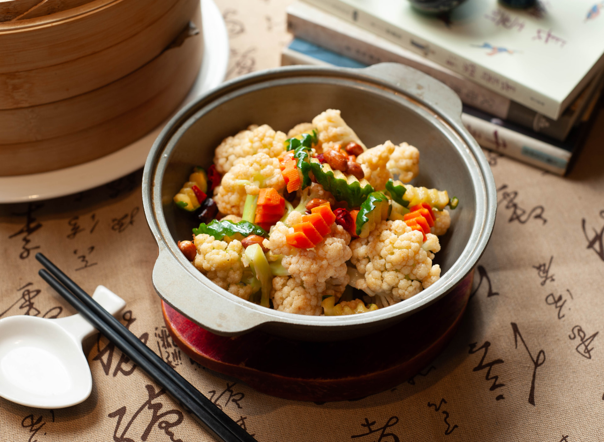 素匯雅集 創意蔬食－干鍋花椰杏鮑菇